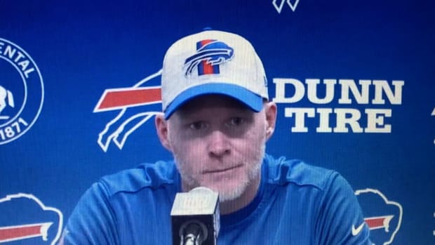 Sean McDermott, on Rousseau sack